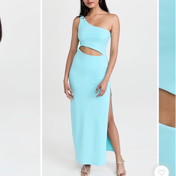 NWT $228 Susana Monaco One Arm Cut Out High Slit Dress Shopbop - Picture 7 of 9